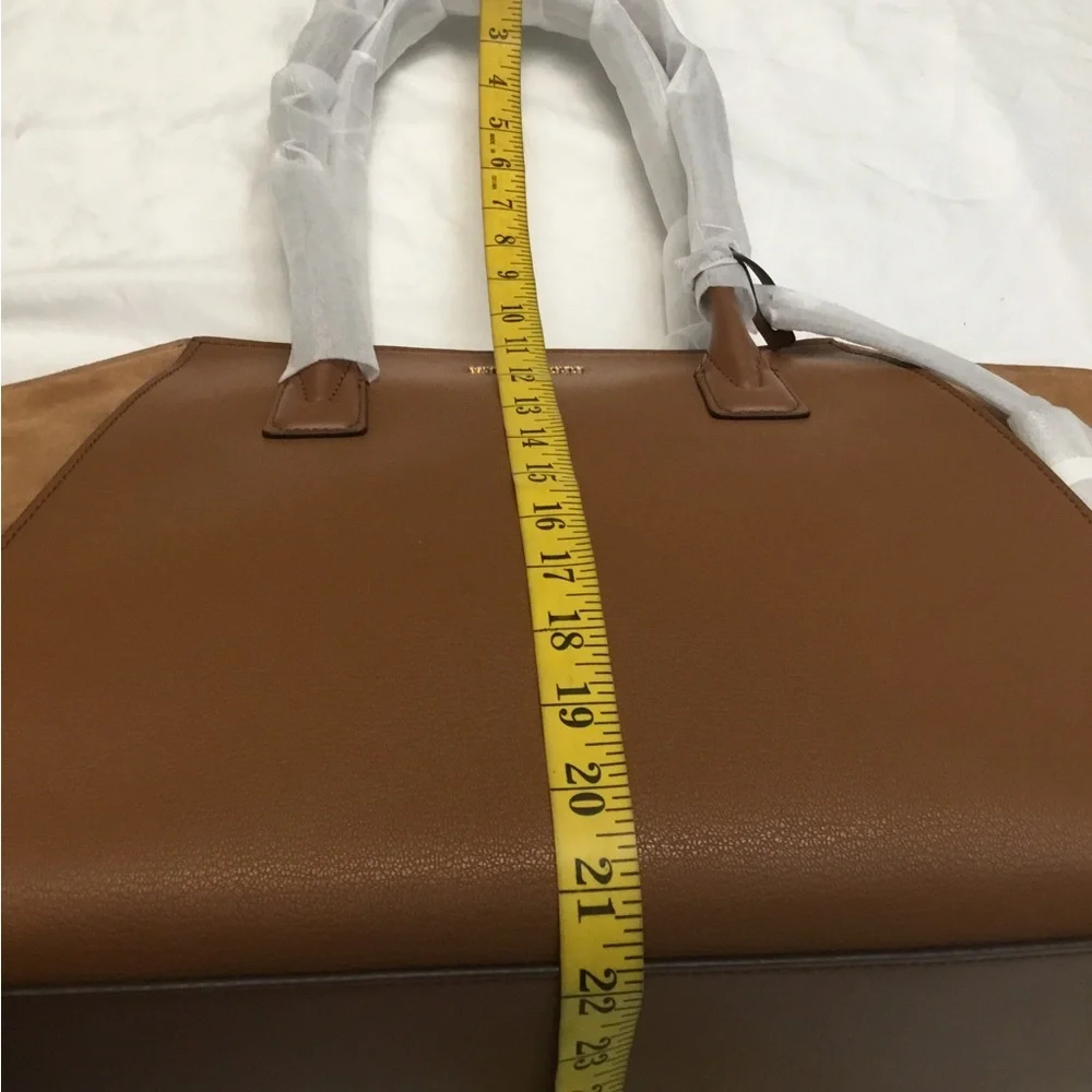 Michael Kors Brown Leather Tote Bag